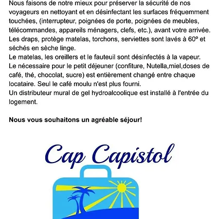 Cap Capistol Avec Terrasse, Vue Port Lägenhet *